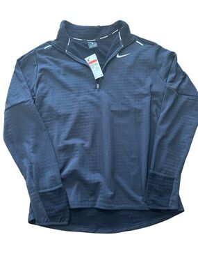 Nike BLACK  1/4 Zip Athletic Pullover